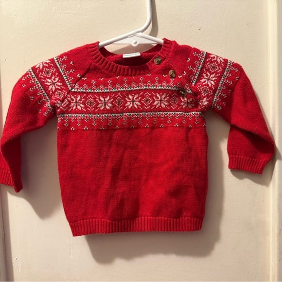 Edgehill Collection Holiday Fair Isle Sweater - Picture 1 of 9
